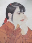 미인도 공필화 (왕미방.조국경.하가영.이애국 작품들) | 일러스트레이션 및 포스터, 인물화, 그림
