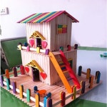 Pin by 강 수경 on 공예 | Craft stick crafts, Popsicle stick crafts house, Popsicle stick crafts for adults