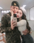 좋아요 60.1천개, 댓글 217개 - Instagram의 하린 潾(@bemy_rin)님: 우리 오늘 베레모 커플이야?☃️💘 마지막에서 두번째 면회 너 맨날... 