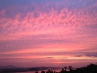 노을공원의 노을