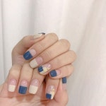 • Nail Design 프렌치네일 다양한디자인 모음 | 한국 네일 아트, Diy 네일, 반짝이는 네일