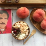 챱챱테이블🌿 on Instagram: “오랜만에 요겉볼🥣 딱딱이 복숭아가 제일 좋아요 정맬로ღᴗღ (밑에 아오리 깔려있는거 안비밀...)... 
