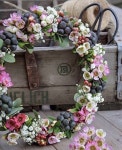 Beautiful wreath | 꽃, 리스, 꽃 만들기