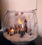 Pin by Raymond Heaney on 테라리움 | Dollar store christmas, Christmas table centerpieces, Christmas decorations