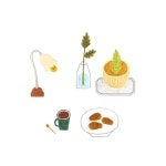 오후의 마들렌 by 달눈 on(이미지 포함) | 색연필 스케치, 색연필, 스케치