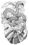 DRAGON DREAMS by CaziTena on DeviantArt - #cazitena #deviantart #dragon #dreams | 문신 그림, 용 문신, 문신 디자인