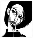 일러스트 서부 수염 반항