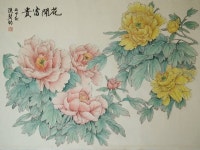 020716-250916 牡丹 | 민화, 그림, 그림 그리기