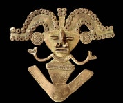 황금문명 엘도라도 특별展 국립중앙박물관 동물인간 장식 기원전 200-기원후 1000 7.8 x 8.6 cm 콜롬비아 | 아이디어, 그림, 장식