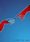 Blood Donation health print ad campaign | 공익광고, 포스터 디자인, 손