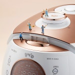 이제 맛있는 밥이 완성됩니다..☆ 정성들여 만드는 따뜻한 집밥 #딤채쿡  #대유위니아#밥 #밥솥 #밥스타그램 #미니어처 #miniature... 