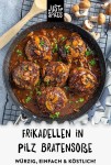 Frikadellen in Pilz Bratensoße | Rezept in 2022 | Hackfleisch rezepte einfach, Rezepte mit frikadellen, Rezepte