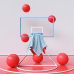 Michele Resenterra on Instagram: “Cloth ball 🔴 #3D #render #cinema4d #octane #future #motion #design” | 3d 디자인, 디자인