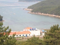 통여시 도산면 학섬 휴게소에서 내려다 본 고성만 | 풍경 사진, 통영