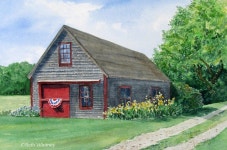 Original Painting Weathered Barn 12x16 Watercolor | Etsy | 수채화