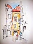 Sketchbook Wandering #watercolorarts #LandscapeSketch | 어반 아트, 수채화 아트