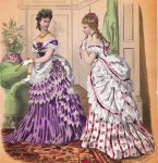 Past Lives Finery 💍 on Instagram: “La Mode Illustrée, 1873 💜 - #1873 #1870s #1870sdress #1870sfashion #victorian... 