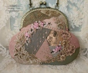 Crazy Quilted Purse with Clasp Frame by HummingNeedles on Etsy(이미지 포함)