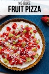 No-Bake Fruit Pizza with Graham Cracker Crust Recipe | Recipe | Fruit pizza recipe, Baked fruit, Fruit pizza