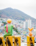 Gamcheon Culture Village (감천문화마을) | Busan, South Korea | 관광, 부산, 캐릭터 일러스트