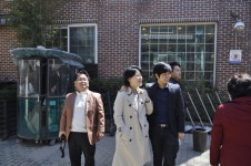 청계산장앞에서