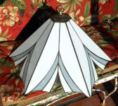 Vintage Dale Tiffany Hanging Stained Glass Lamp by KZStudioz, $149.00 | 티파니램프, 스테인드글라스, 유리