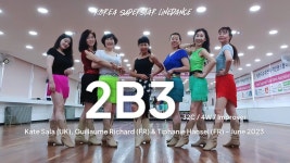 2B3 Linedance Demo & Count 초중급레벨 작품 | KSLDA 한국슈퍼스타라인댄스교육협회 💎협회장 송영순 in 2023