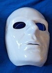 Mask Adult Men's Full Face White Blank Mardi Gras Costume Plastic   #FORUM #FullMask #MardiGras | 마스크