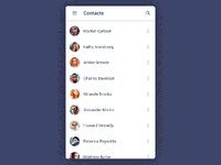 (주)부파리스(vous par is) | Material contacts by Vitaly Silkin | 페이지 디자인