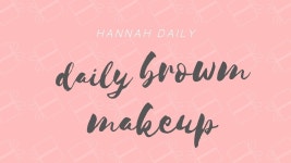 🍫 Daily Brown Makeup | 데일리 브라운 메이크업 🍫 | Brown makeup, Makeup, Brown makeup looks
