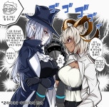 경쟁하는 글라디아와 카닐리언 - [명일방주 만화][웹코믹][짤] | History anime, Anime memes funny, Anime funny