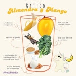 Pin de Suzi en 디자인 | Batidos saludables, Batidos de mango, Jugos saludables
