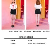 [OH MY B 오마이비] FRILL LINE PANTS - BLACK | 티, 디자이너