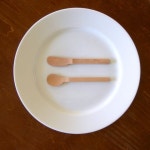 ナチュラルオイルで仕上げた無垢の木のカトラリー　「バターナイフとジャムスプーン | 나무