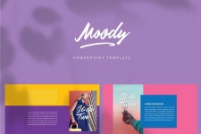 Moody Powerpoint Template - Presentations #ppt #powerpoint #powerpoints #presentation #template #templates #pitchdeck #AD | 디자인