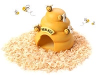 [스토어봄] 햄스터가 사는 귀여운 꿀벌집으로 귀여운 은신처를... ---------------------------------------------- #햄스터 #햄스터집 #햄스터놀이터... 