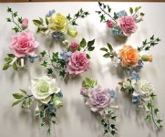 이화자꽃플라워 | Flower arrangements(이미지 포함) | 슈가 플라워, 꽃꽂이, 꽃