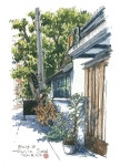 Buildings에 있는 Marianne Webb님의 핀 | 어반 아트, 풍경 그림, 그림