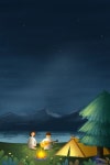 아름 다운 별이 빛나는 하늘 별을 따기 십 대 소녀, 스타, 밤 하늘, 밤 그림 이미지를 Pngtree, 로열티 무료 - 2020 | 하늘, 밤 그림, 밤하늘
