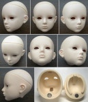 item is a kit assembling by customers own selves.The parting lines are not removed.If you want … | 점토, 인형 메이크업, 인형
