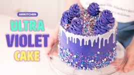 How to make Ultra Violet Cake  - Ari Kitchen | 케익, 케이크, 베이커리