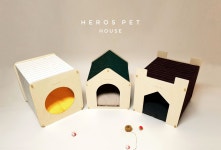 [히어로즈펫 하우스] 원목강아지집, 고양이집 Pet House, dog house, cat house | 고양이 집