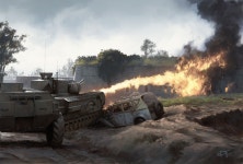 Brittany 1944, Darren Tan on ArtStation at https://www.artstation.com/artwork/GwKnN | 배경