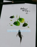 부천수묵캘리/중동수묵캘리/인천수묵캘리/부천캘리그라피-수묵 - 2020 | 손글씨, 블로그, 새