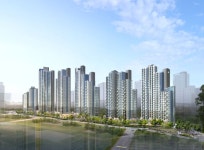 #곡선입면 #공동주택 #글래스커튼월 #디에이치라클라스 | 건축, 아파트