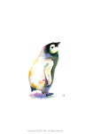 Penguin #001 | 캐릭터 스케치, 오일 파스텔 드로잉, 오일 파스텔 아트