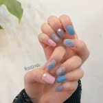 Korean Nail Idea #니트네일 #Akiwarinda | 한국 네일, 젤네일, 네일