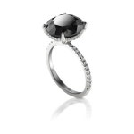 Itay Malkin Black Diamond Ring - the actual Carrie Bradshaw engagement ring from satc 2(이미지 포함) | 블랙 다이아몬드... 