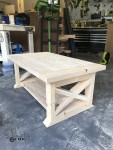 DIY 8 Board Farmhouse Coffee Table | Furniture projects, Diy furniture, Furniture