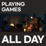 PLAYING GAMES ALL DAY - 디지털 아트 · 영상/모션그래픽, 디지털 아트, 영상/모션그래픽, 그래픽 디자인, 일러스트레이션 - 2020... 